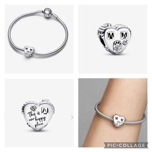 Excellent Condition Heart House Happy Place Charm 🏠